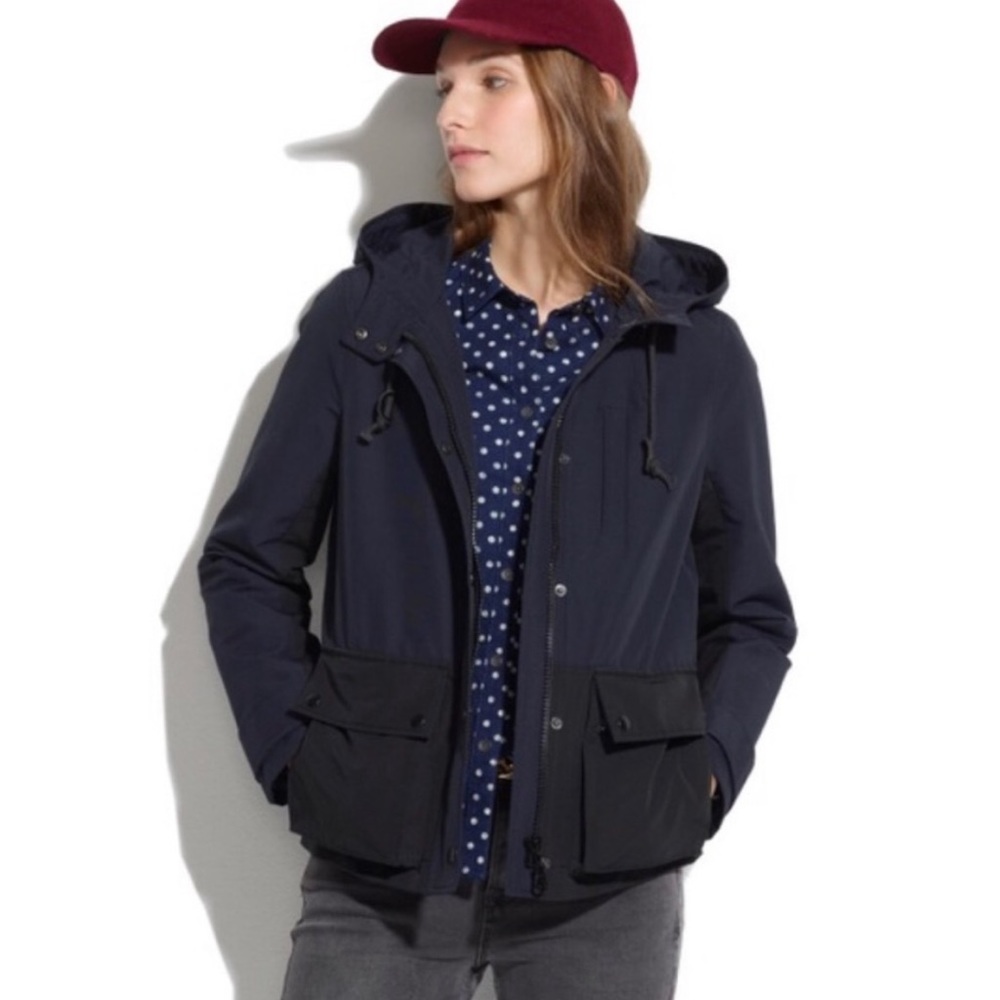 Madewell Navy and Black Women's Jacket